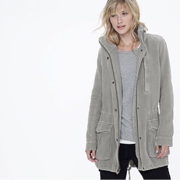 James Perse Jackets & Coats New James Perse Standard Gray Twill